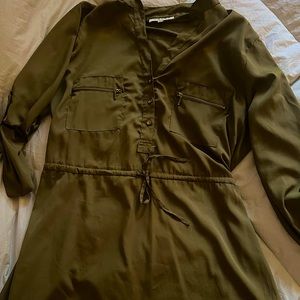 Army green dress